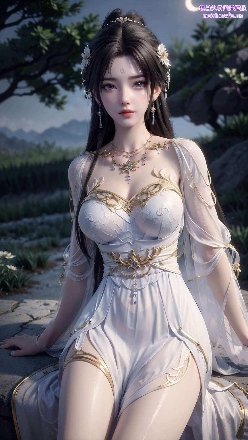 这不仅仅是一张静态的画那个来自完美世界的国漫女神
