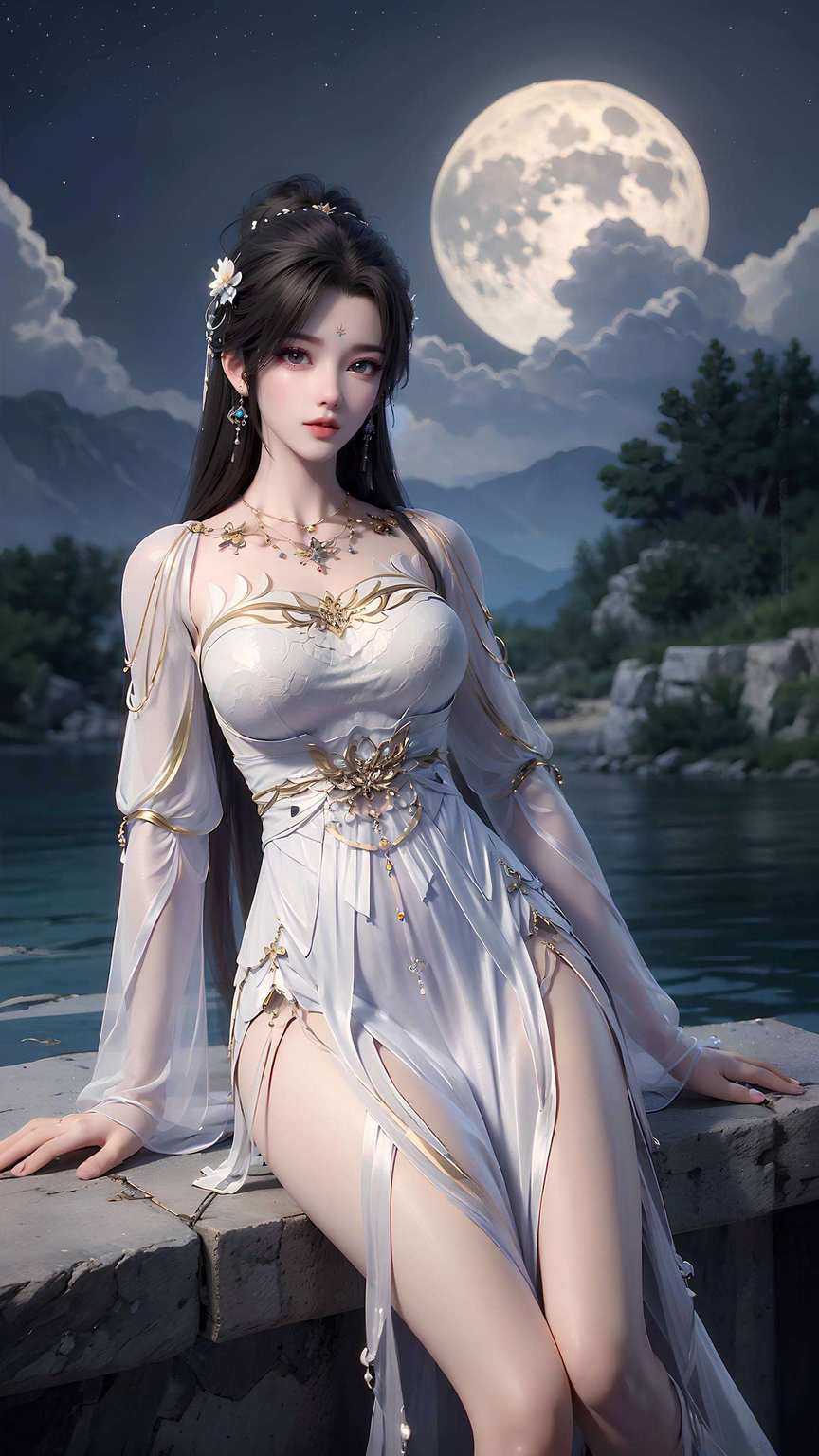 与云熙清漪壁纸上的倩影交织让人不禁沉醉于这玄幻世界的无尽魅力