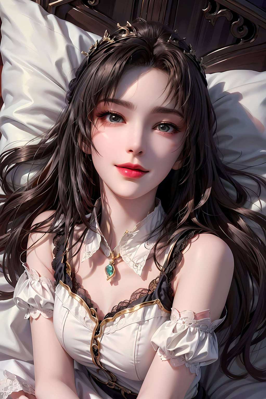 犹如壁画中走出的仙子灵动眸光如星辰