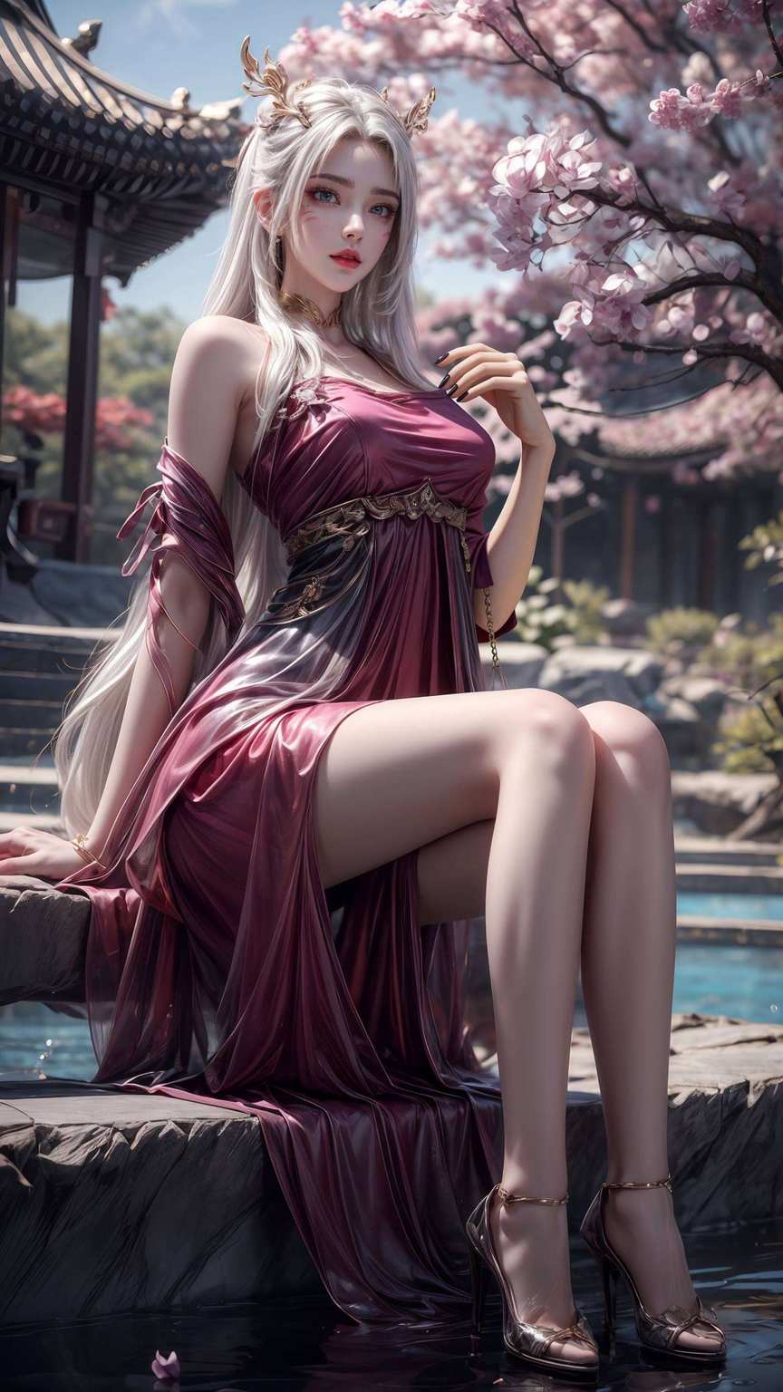 为你的电脑屏幕增添了一抹仙气与柔情她是国漫中的绝世美女