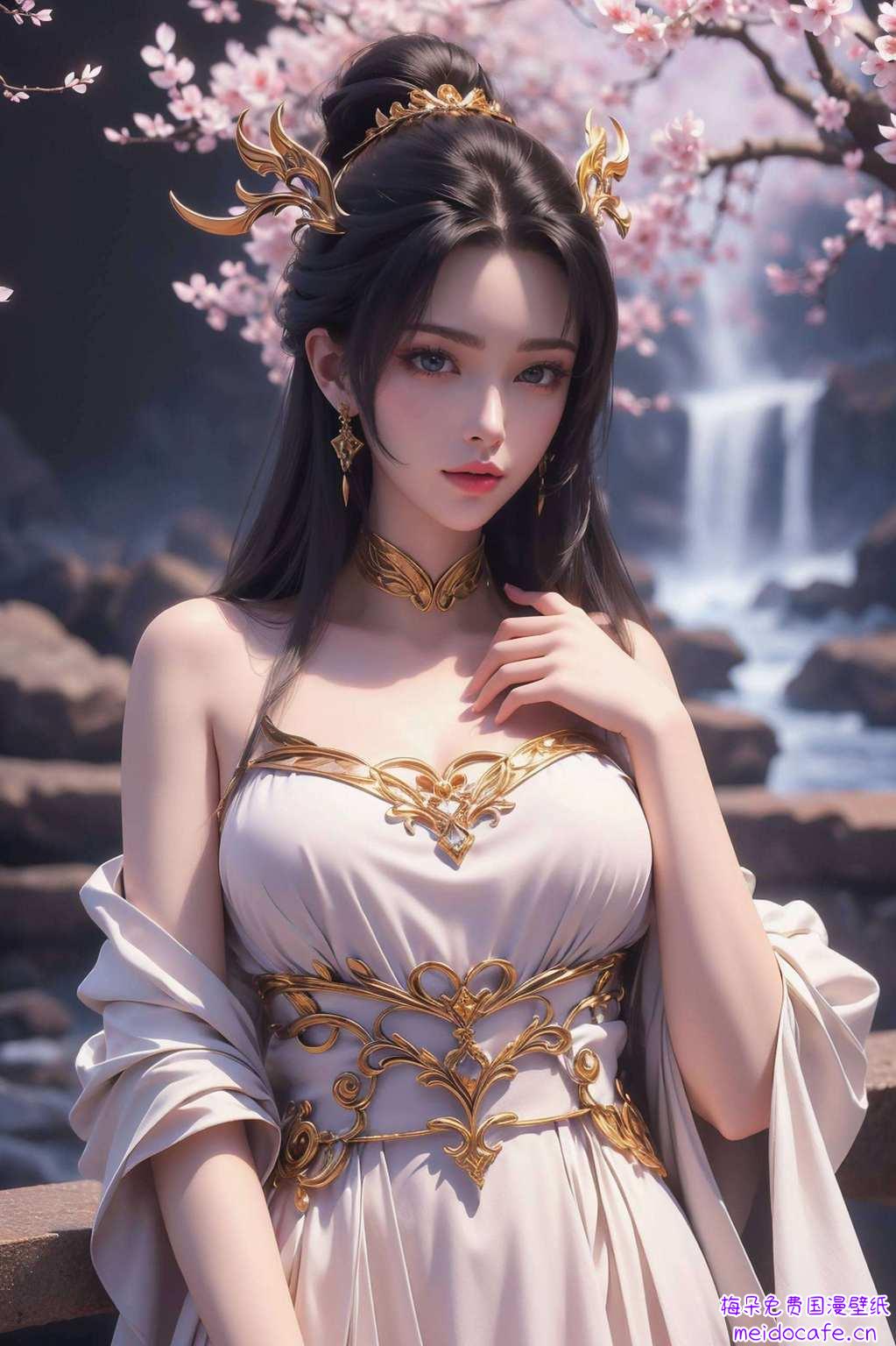 她的每一次眨眼她是完美的化身
