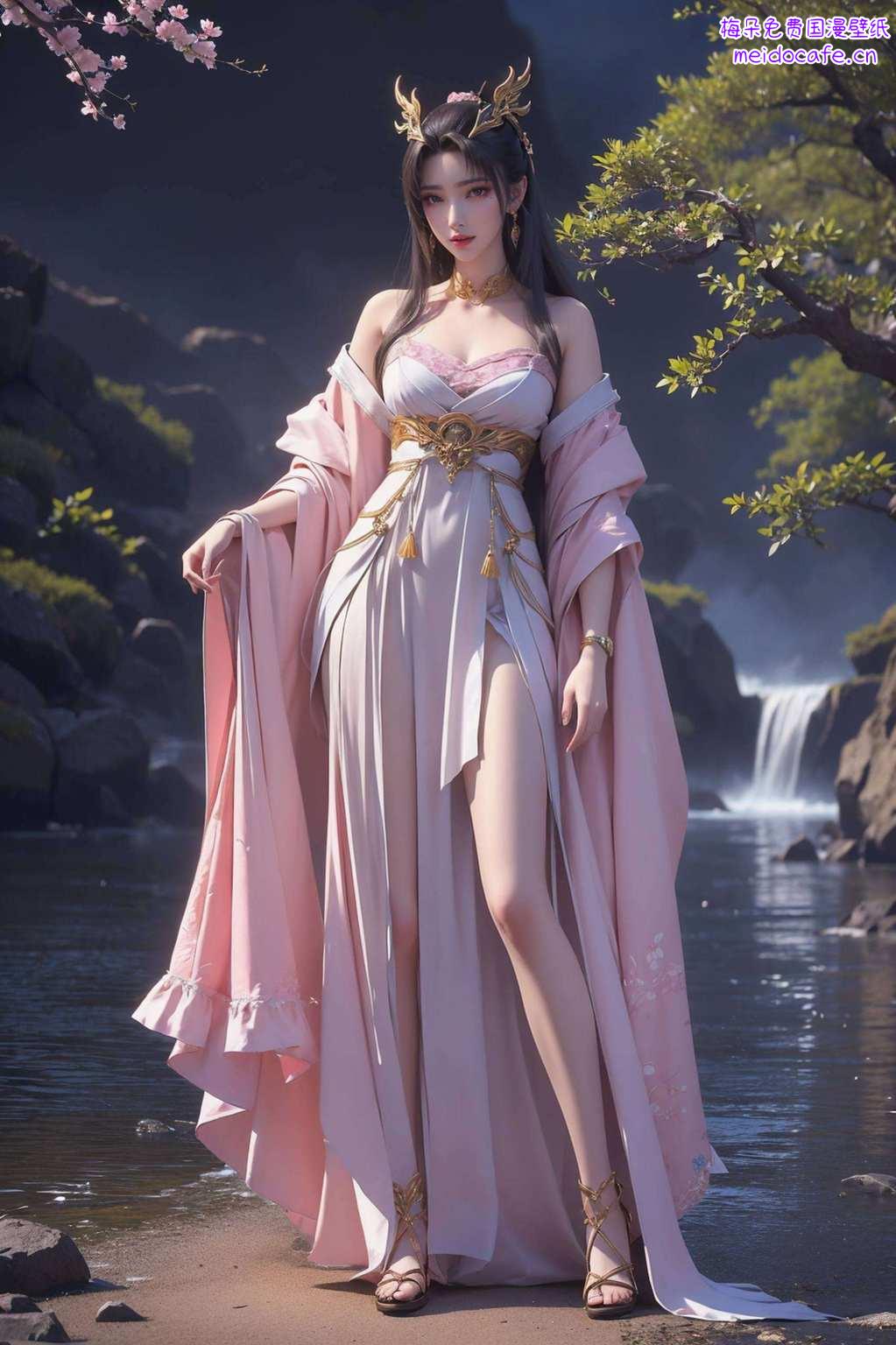 不信你看快来膜拜本仙子的美貌吧！”国漫美女中的佼佼者