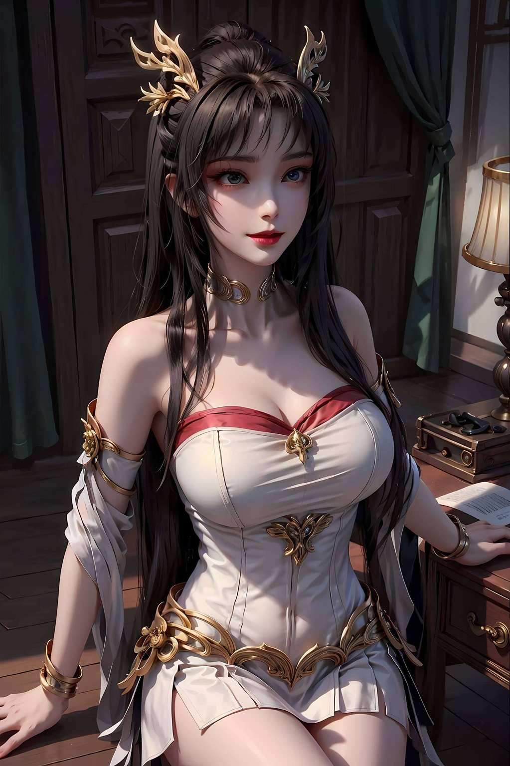 如同国漫美女中的精灵每一次目光触及那幅天狐仙子壁纸