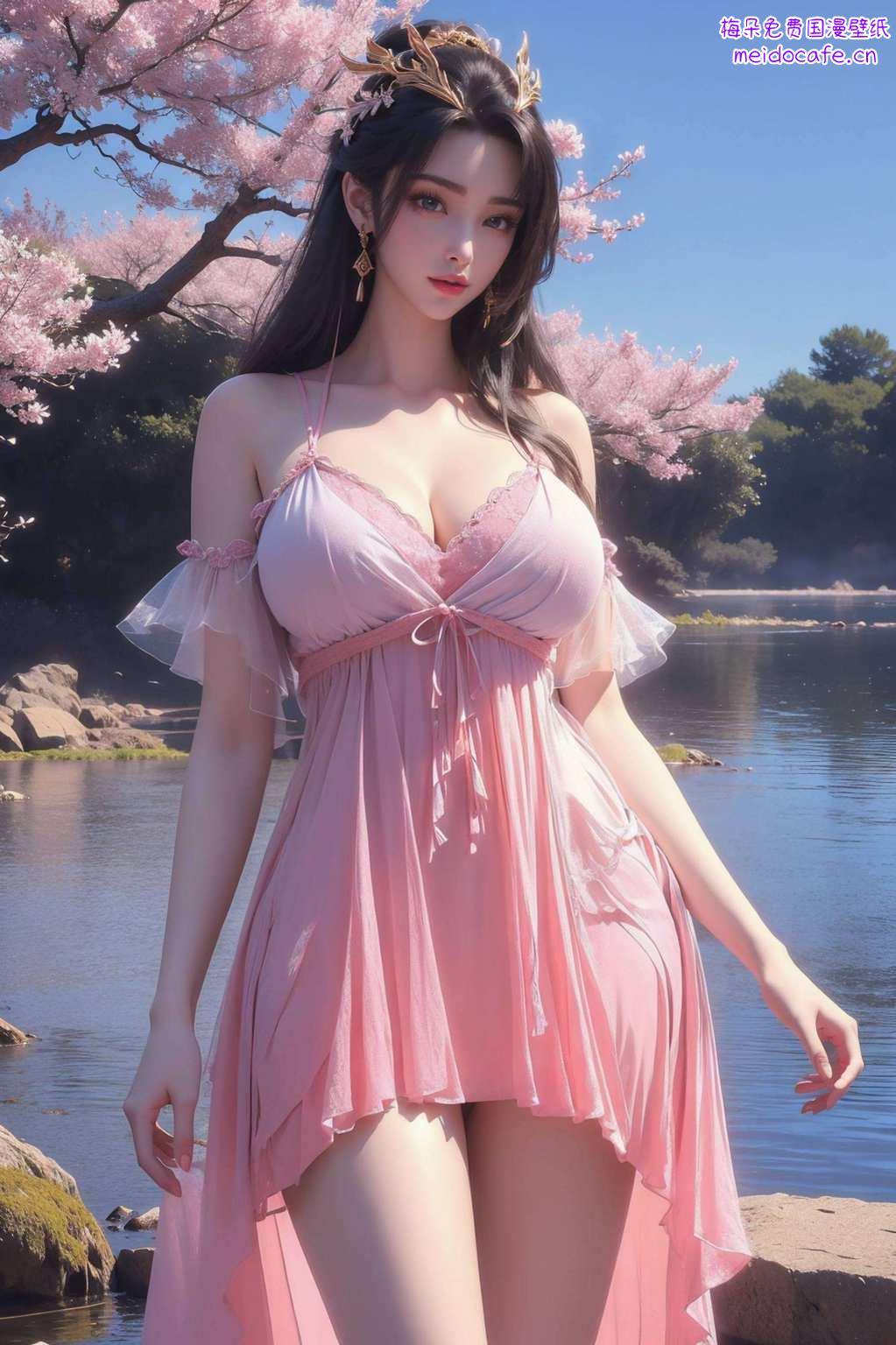 仿佛动漫美女的典范让每个桌面都活起来