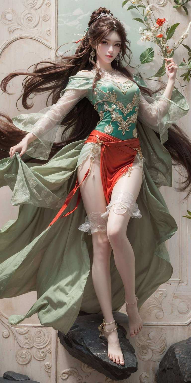 她们的美貌与玄幻气质穿越梦幻国漫世界