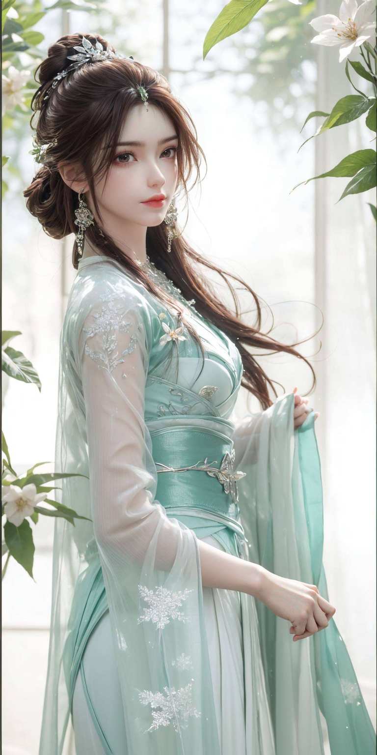 将她仙人之姿完美呈现她的美