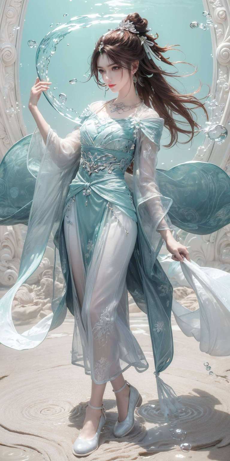 玄幻中透着那么一股仙气不管是国漫美女还是动漫女神