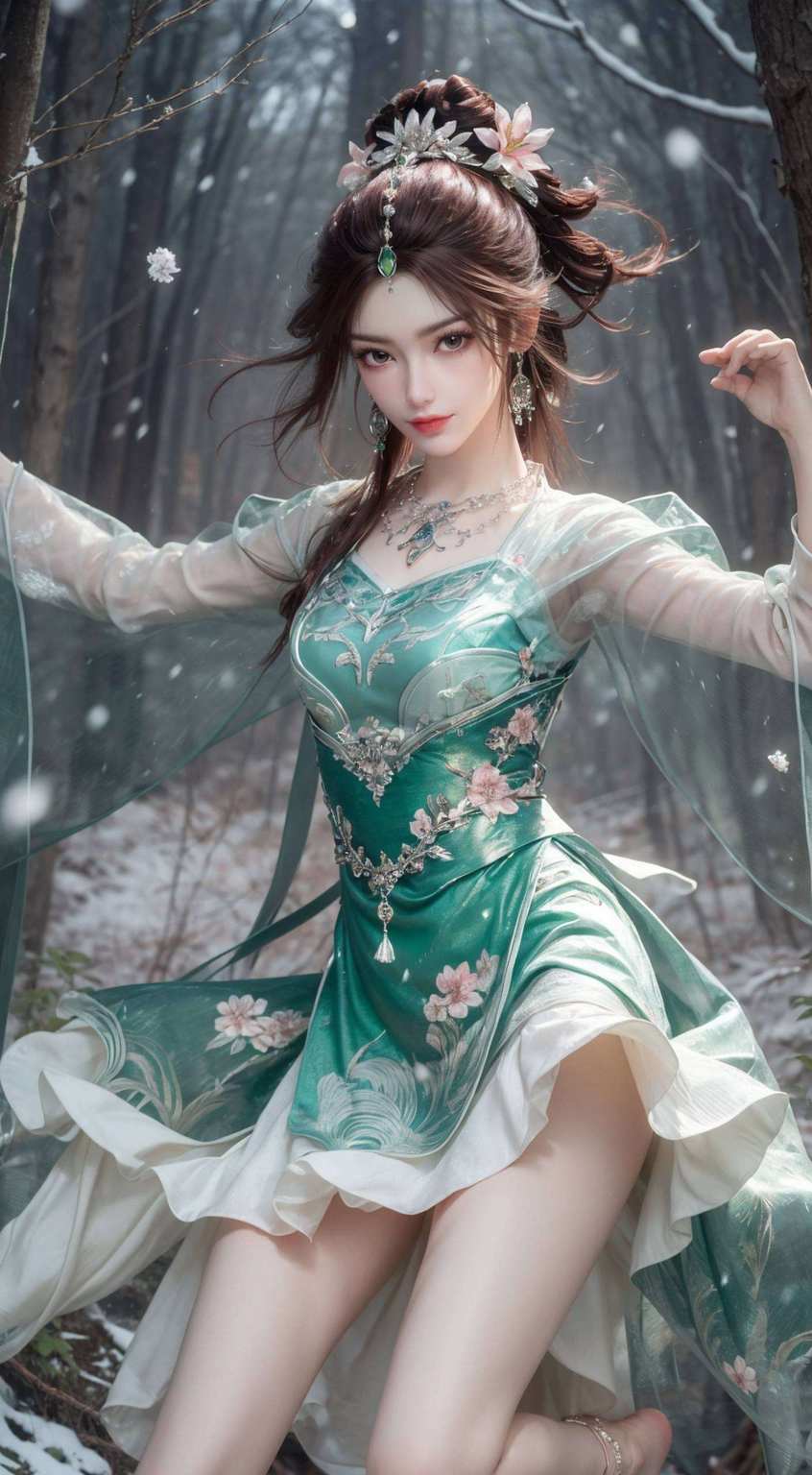 粉丝无数哦！壁纸上的她正施法呢是不是觉得仙气十足？嘻嘻