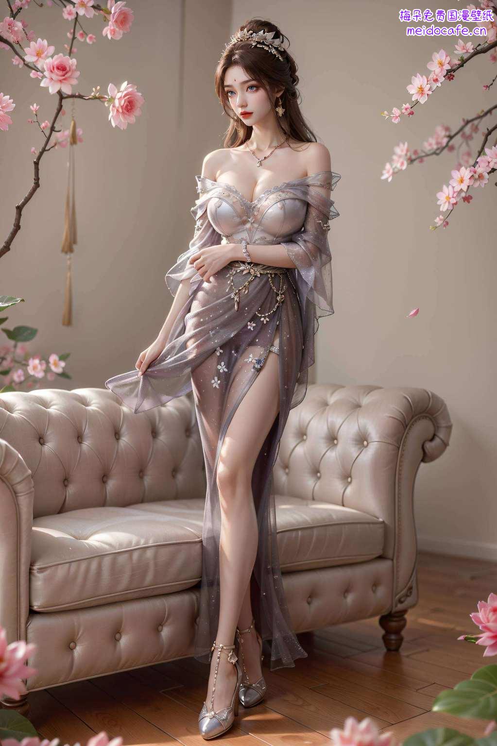 来看看这款超美的月婵仙子壁纸动态吧！它绝对能给你的Win10宽屏电脑带来梦幻般的玄幻体验让你的电脑桌面瞬间提升颜值