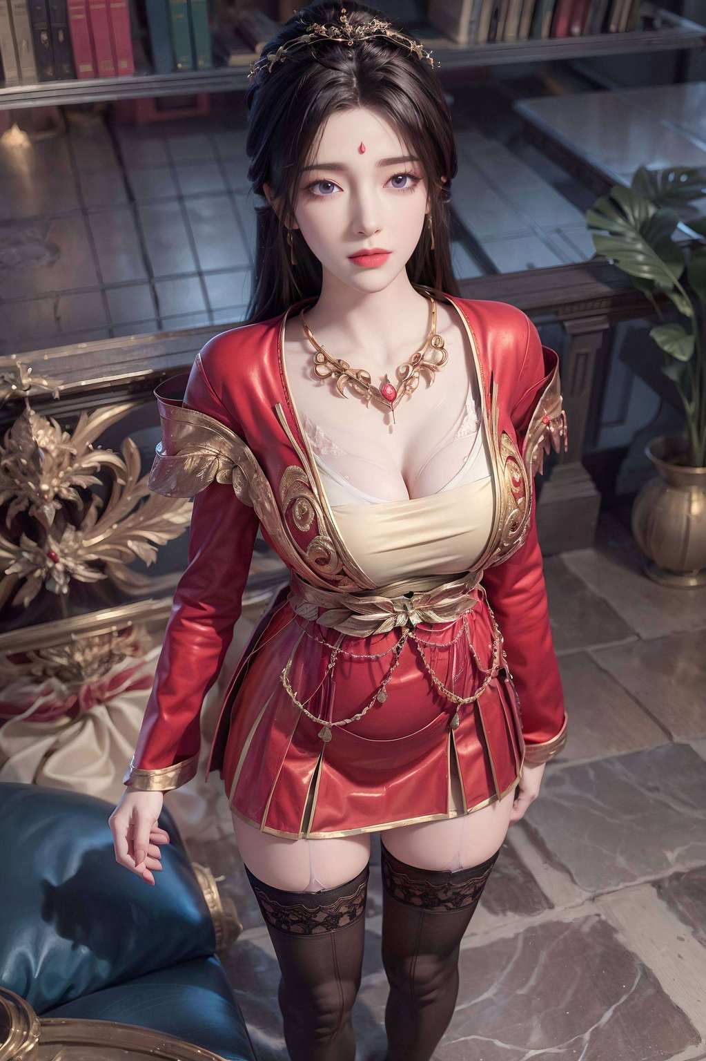 这位国漫美女让你的电脑桌面瞬间玄幻升级