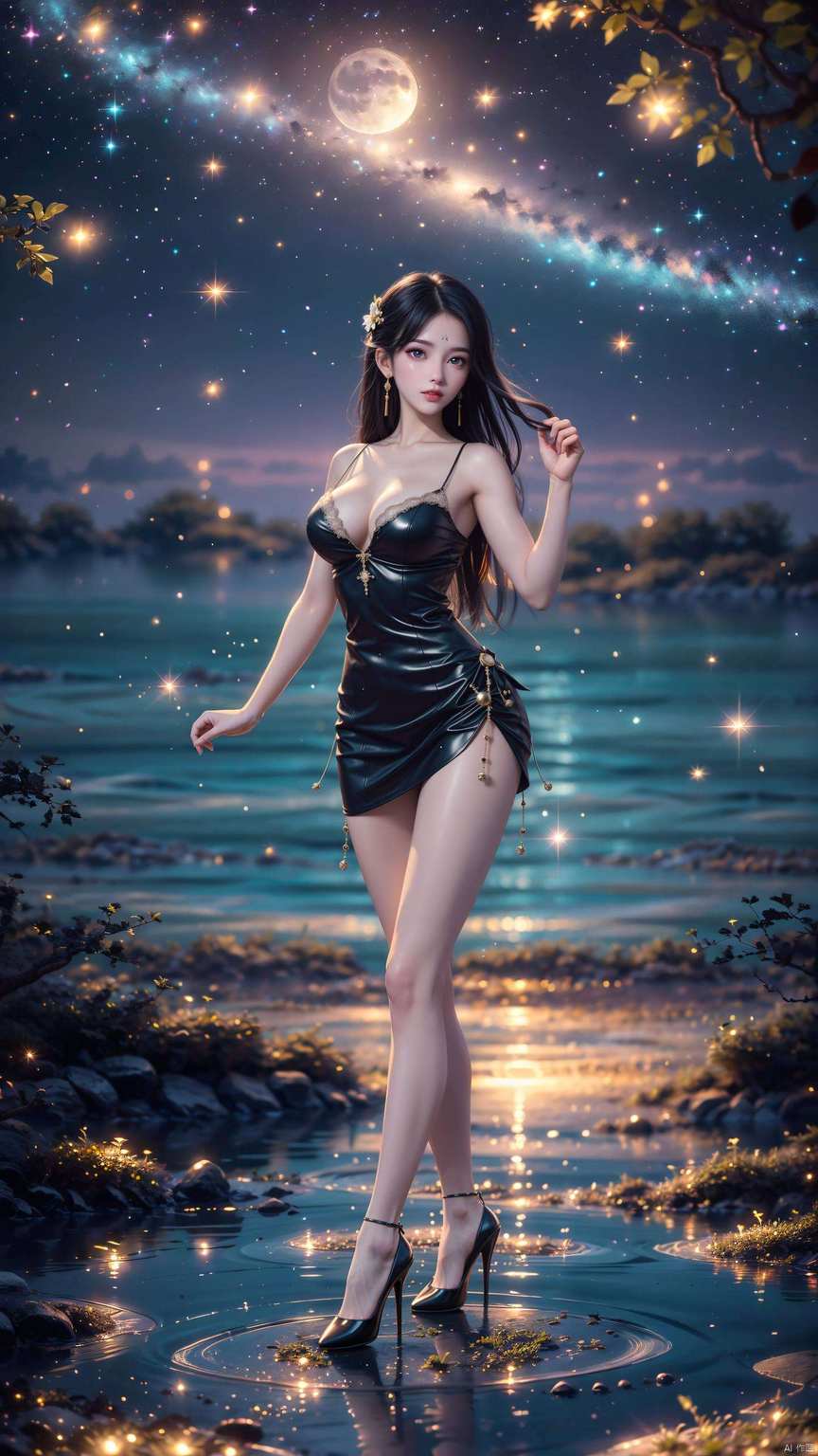 还有那神秘的玄幻氛围不仅展示了月婵的绝世美貌