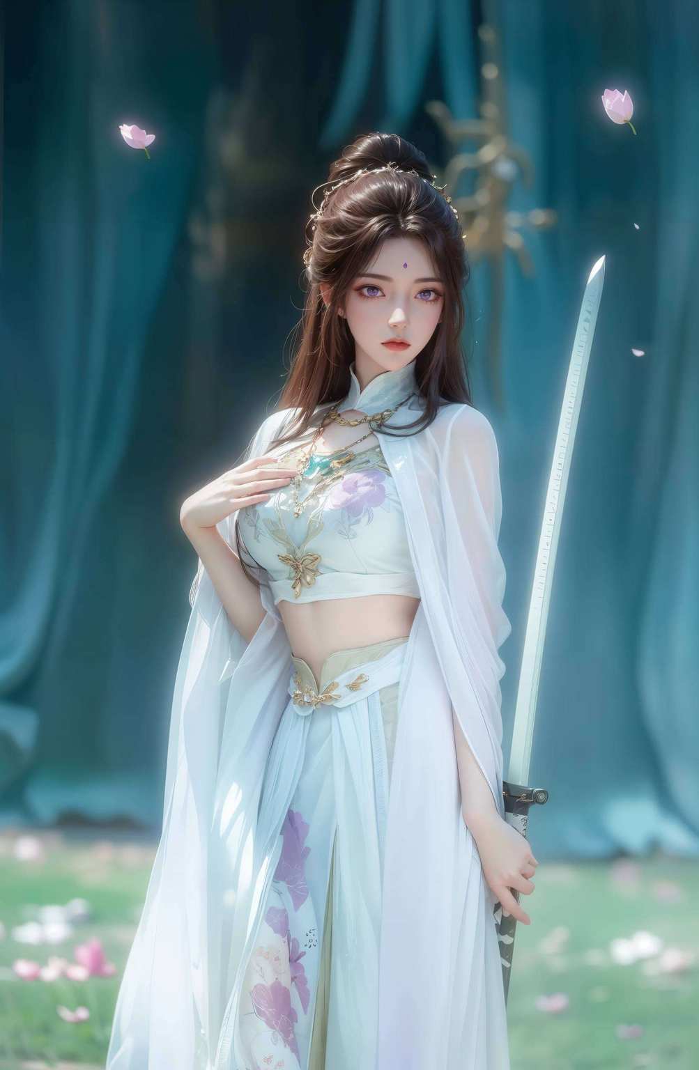 或神秘如魔女都是一幅动人的画卷