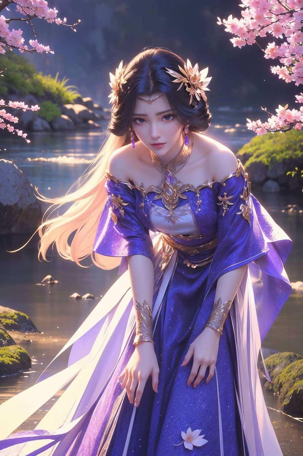 每天都能和她准时相遇长发飘逸