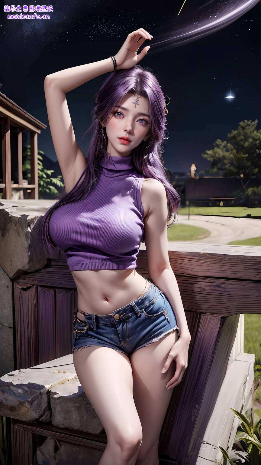她是完美世界里的颜值担当简直就是护眼壁纸的典范！别看她平时温柔似水
