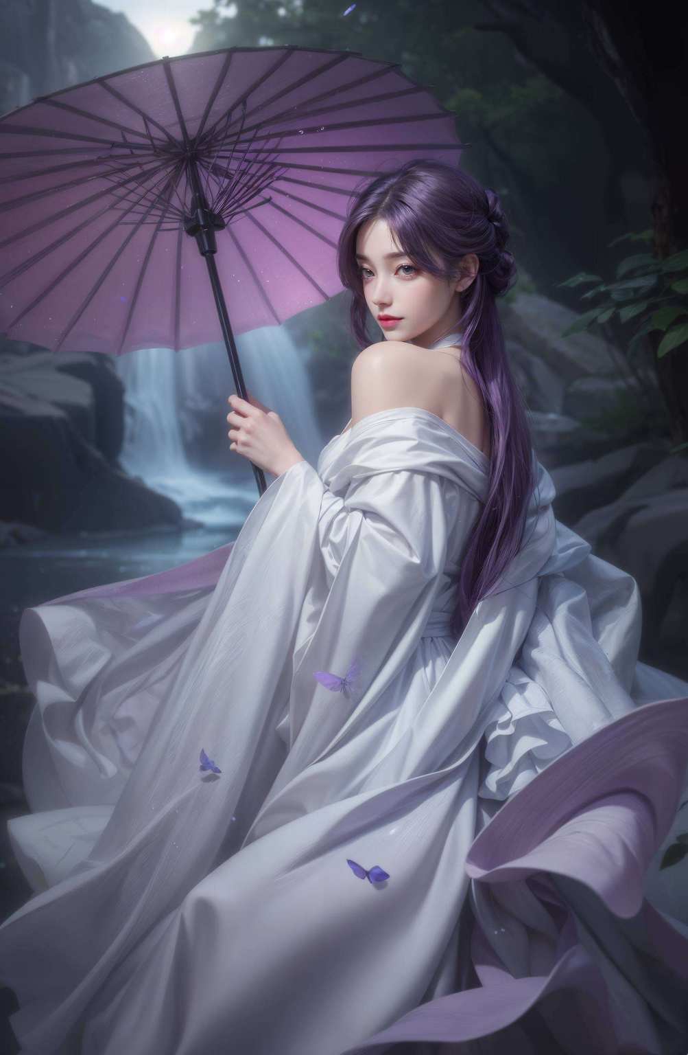 都能让人陶醉于那玄幻般的意境宛若来自完美世界的仙子