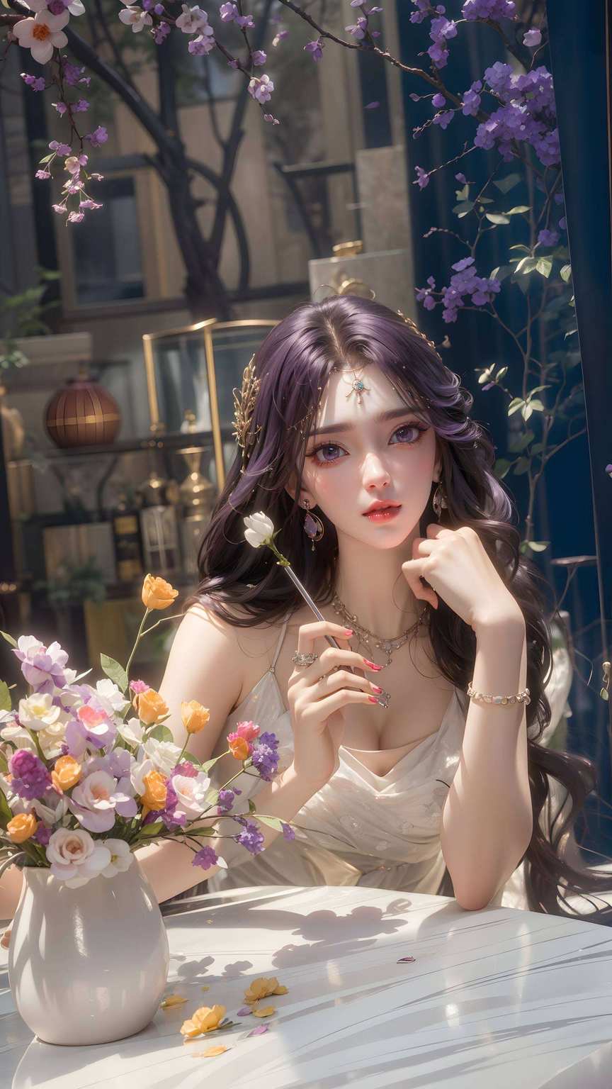 婀娜之姿壁纸成画