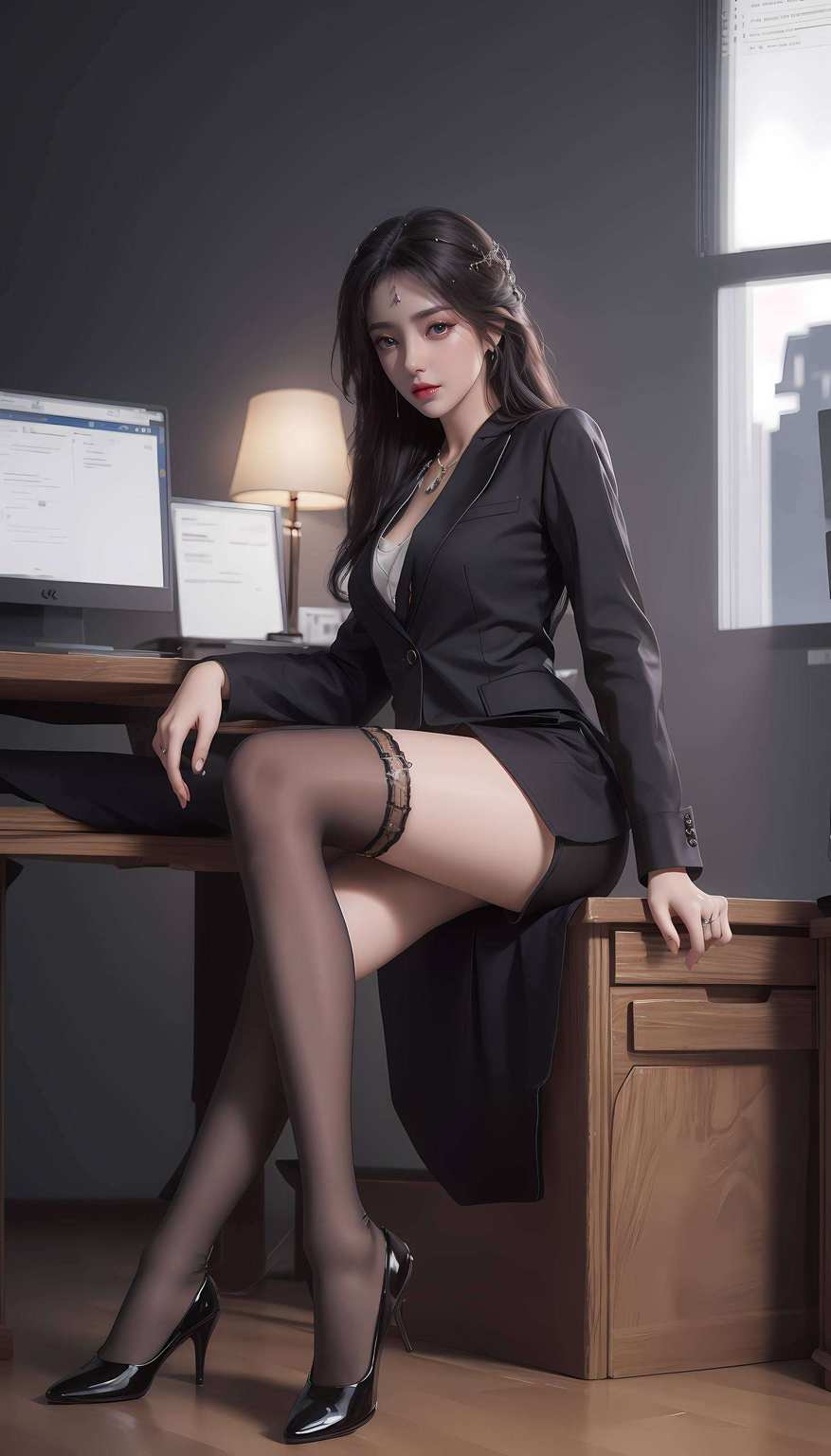 但在我们这宽屏壁纸里保证让你的电脑桌面瞬间生动起来！不信？那就赶紧来一睹她的风采吧！