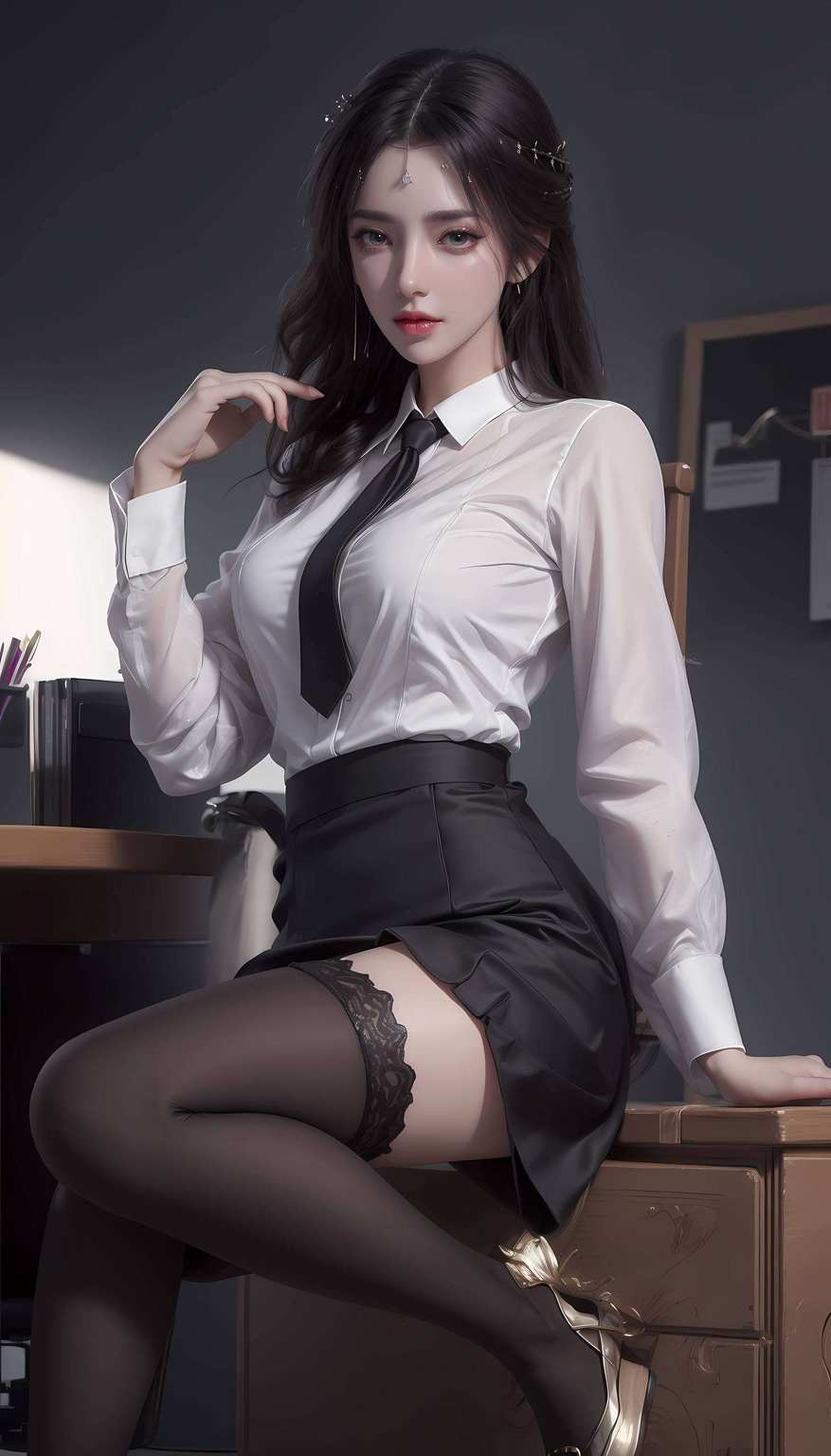 就像是从漫画里跳出来一样动漫迷们！这回来点视觉盛宴啦！给大家带来一套绝美的云曦美女高清壁纸