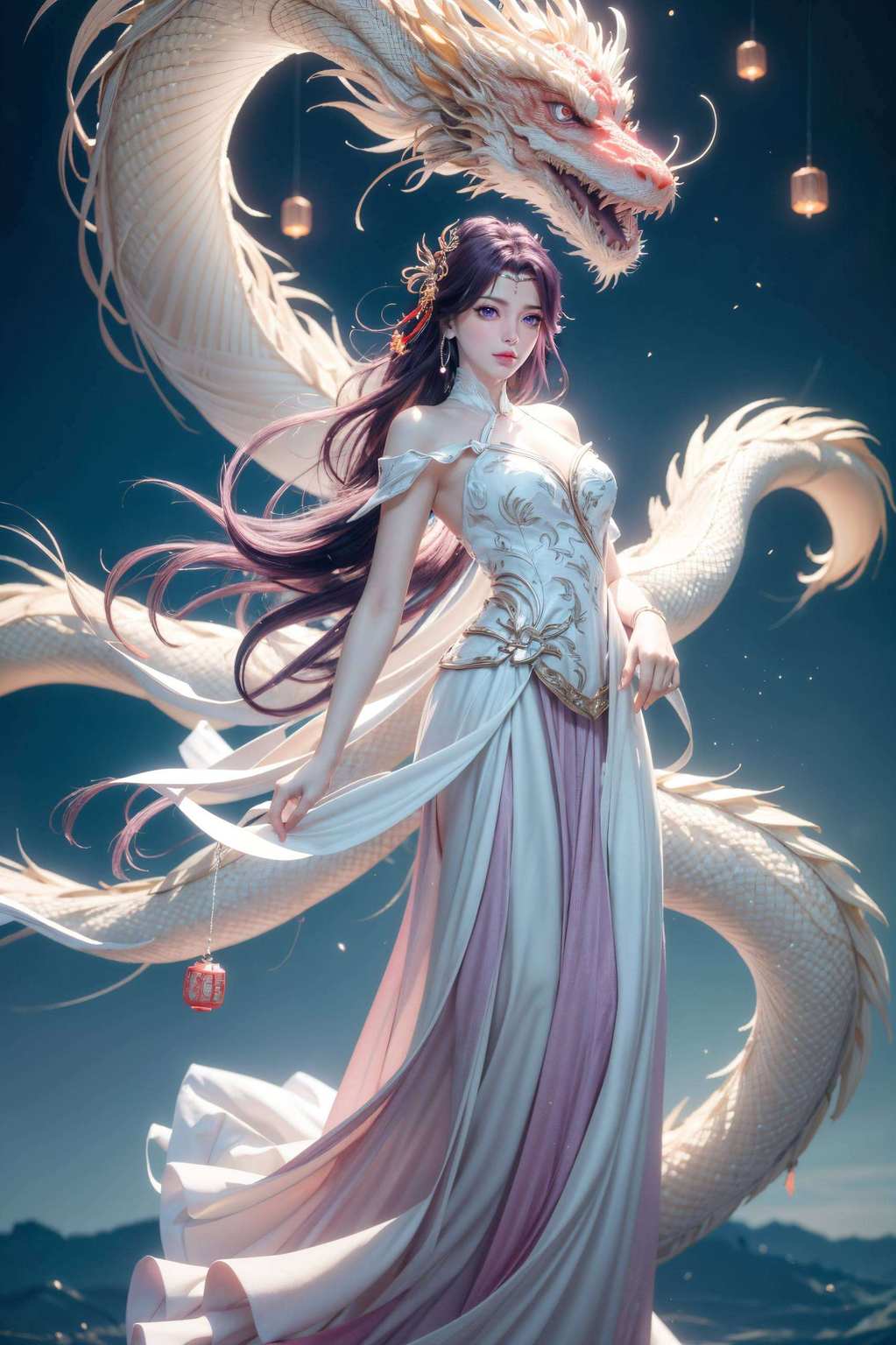 那可是分分钟让你感受到什么是“眼神杀”！嘻嘻今天给大家带来点不一样的视觉盛宴！咱们这位国漫界的颜值担当——云曦小仙女