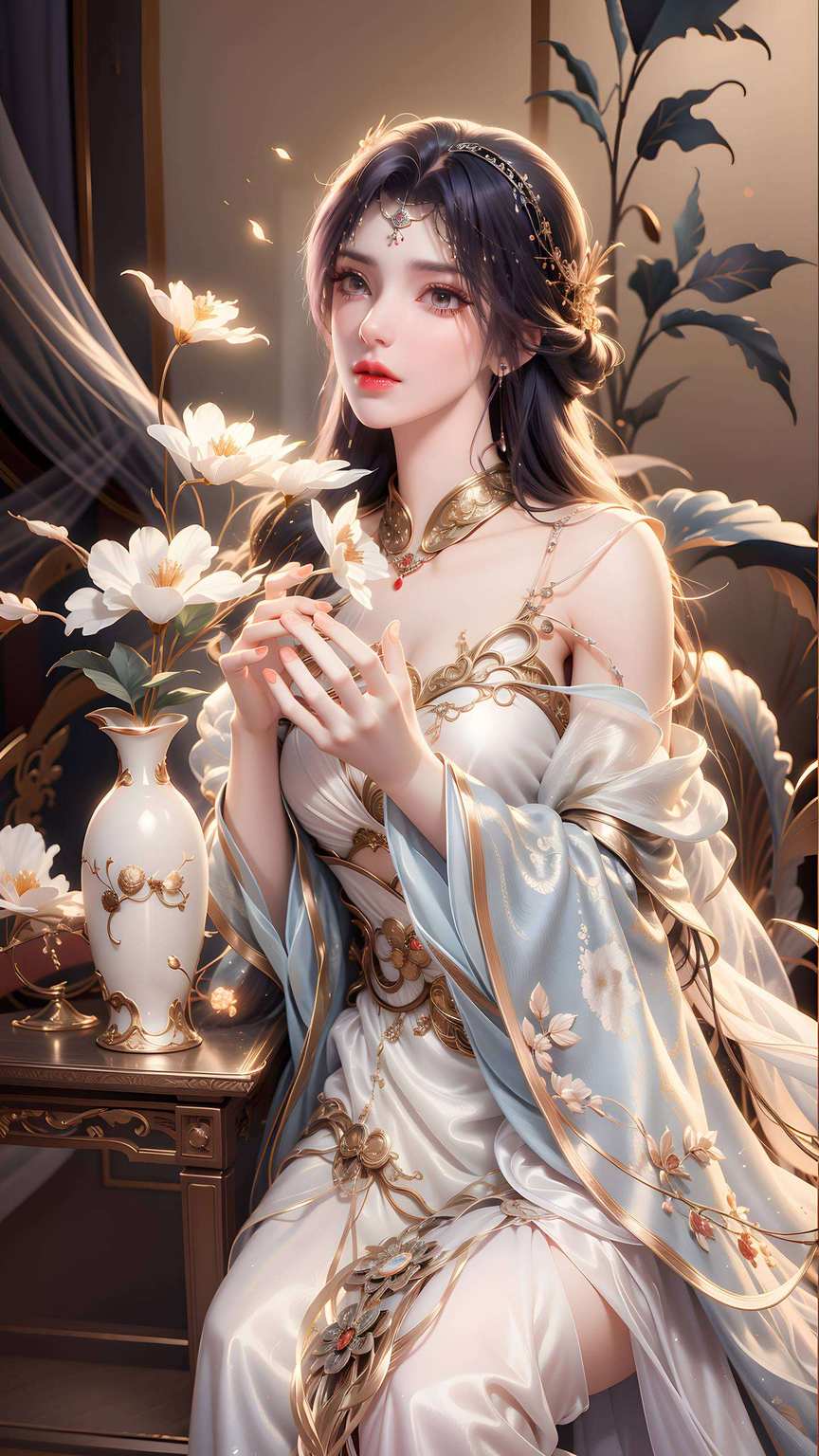 她的身影在完美世界中独树一帜在国漫的绚丽世界里
