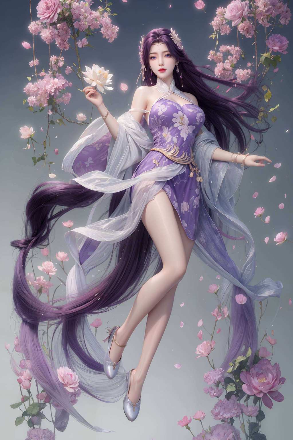 嘻嘻那叫一个美得冒泡