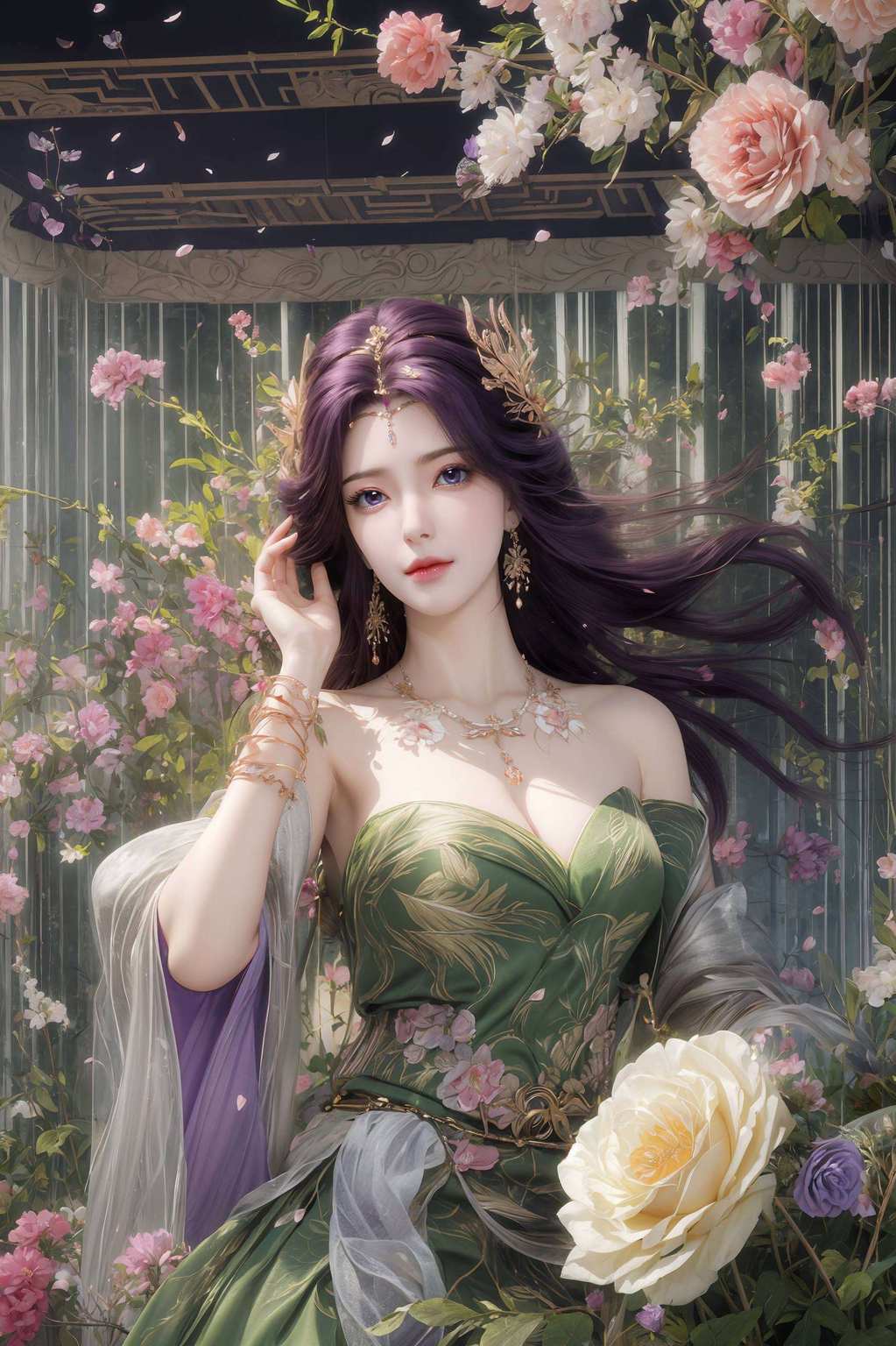 完美世界之美尽显眼前以她的优雅和灵动