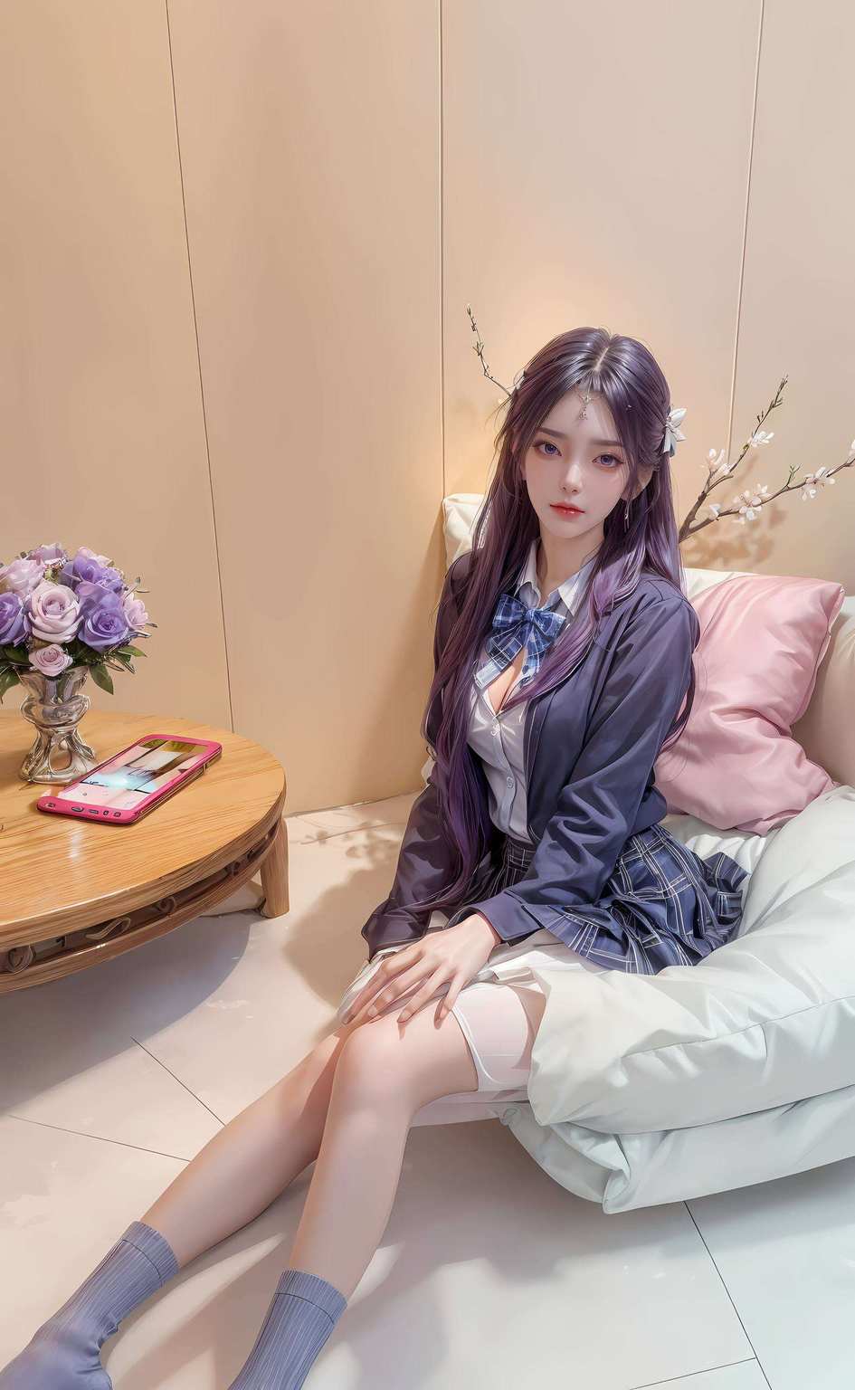 云曦如同一抹温柔的晨曦在绚烂的动漫世界里