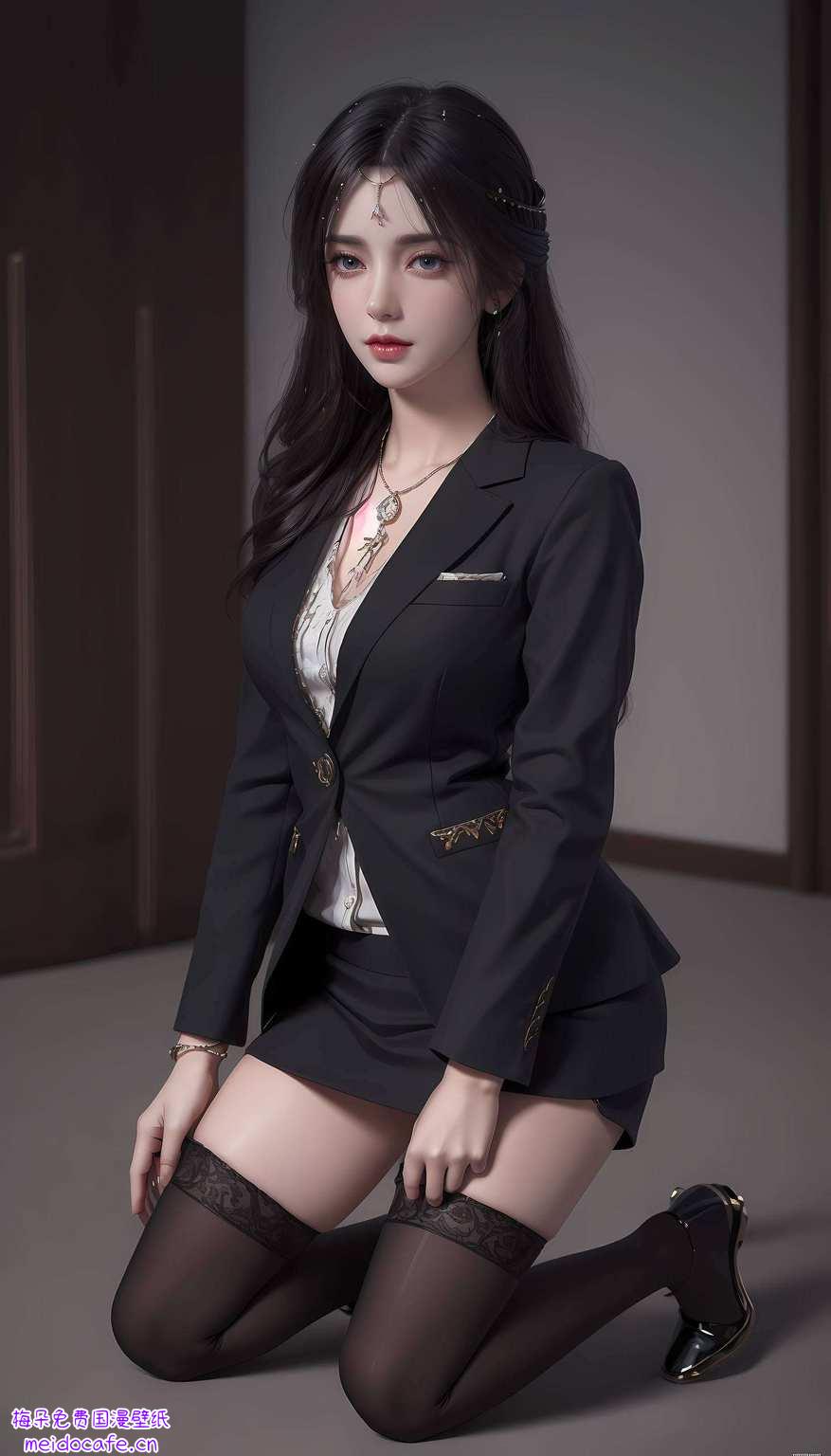 展现出国漫女神的独特魅力她的眼神深邃