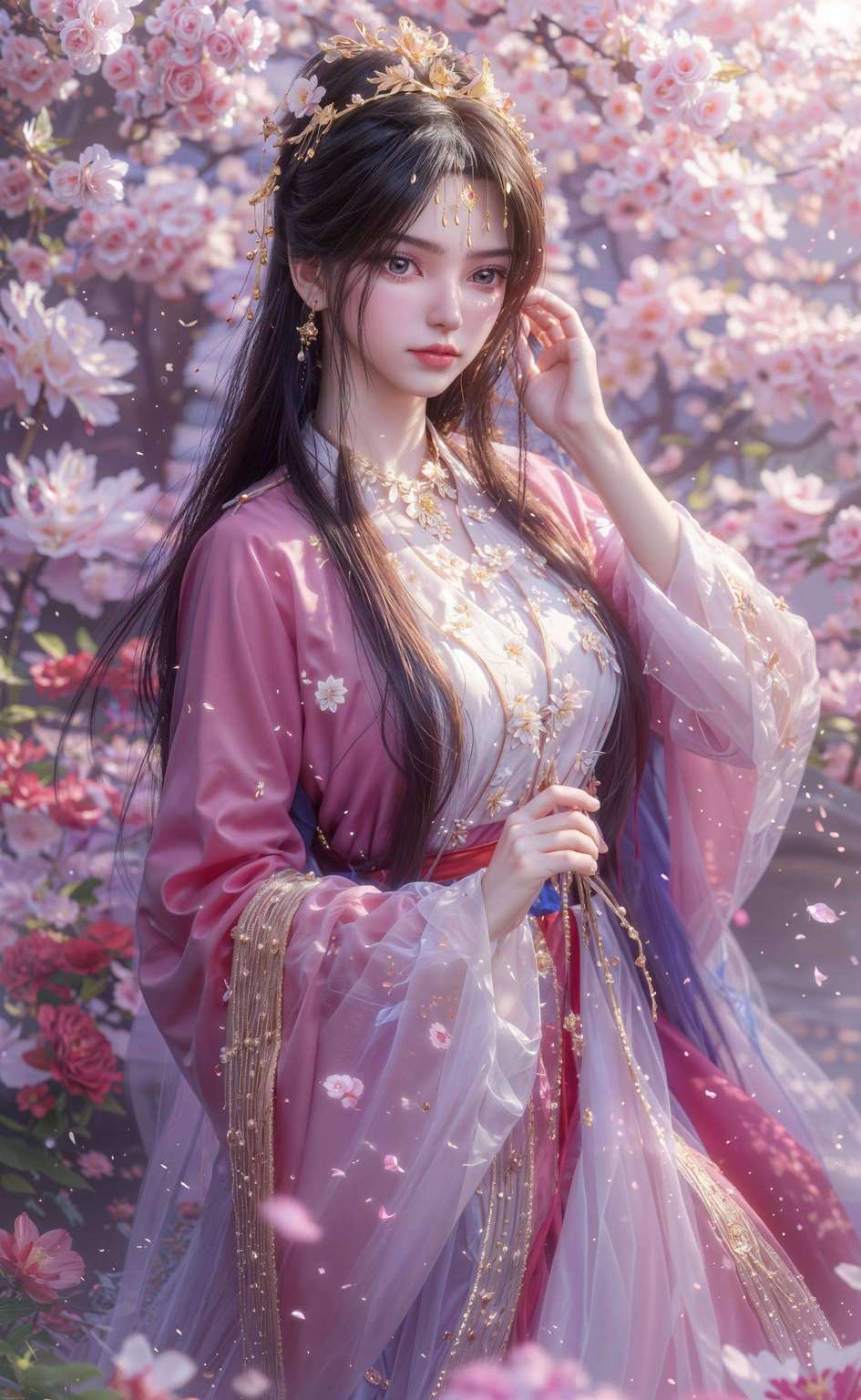 壁纸之中王林携手