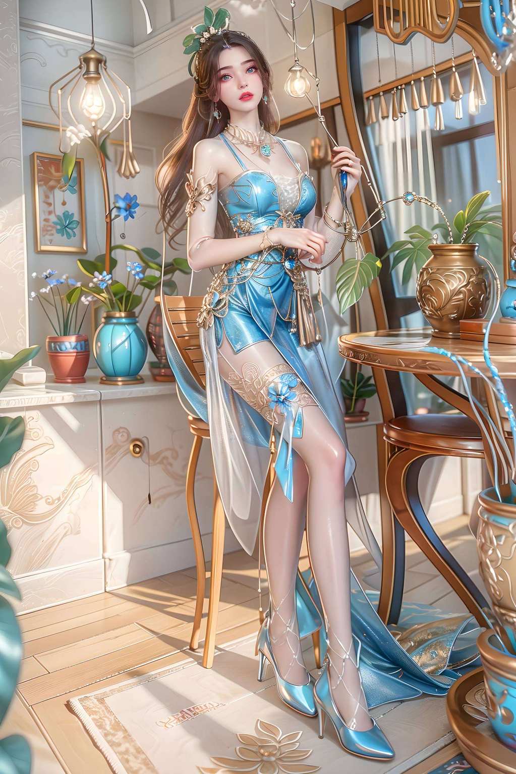 绮丽壁纸绘幻境婉约国漫风华