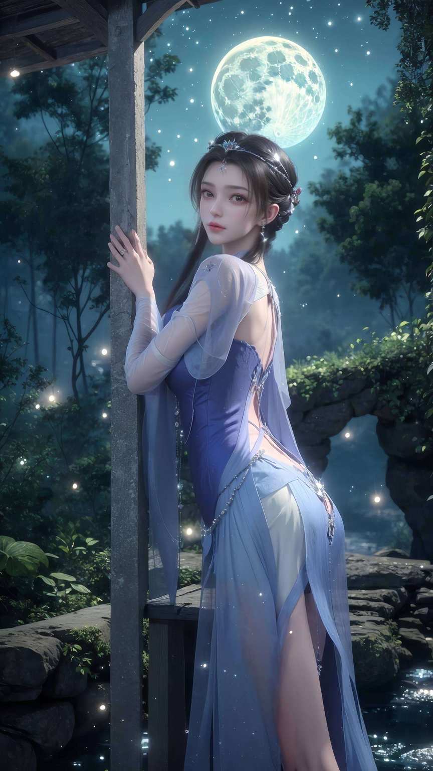李慕婉宛如一朵盛开的花每一次出现都让人心神摇曳