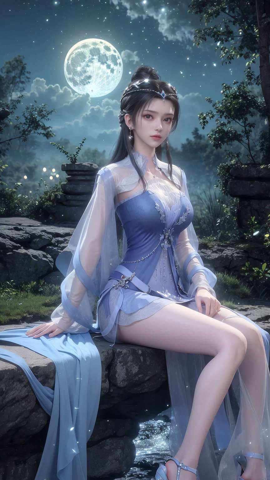 让你的电脑桌面也跟着玄幻起来！李慕婉婚服映芳华