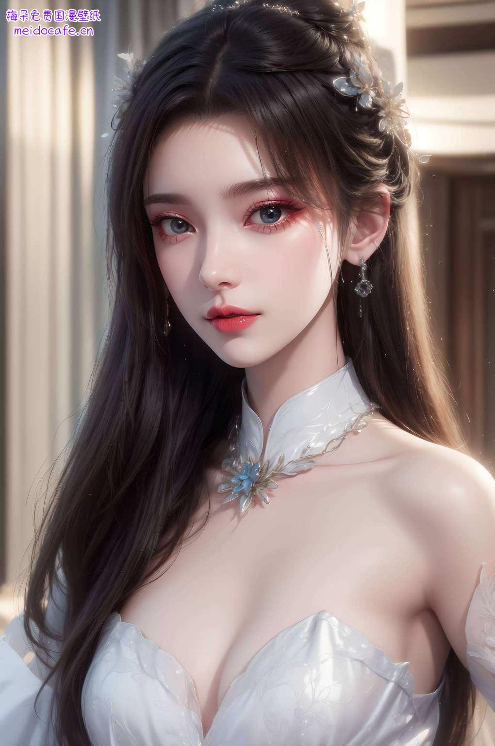 在这五彩斑斓的世界里她的每一次凝眸