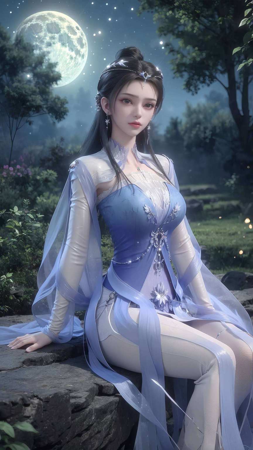 让人不禁陷入对玄幻世界的无限遐想两位国漫女神的美貌与智慧