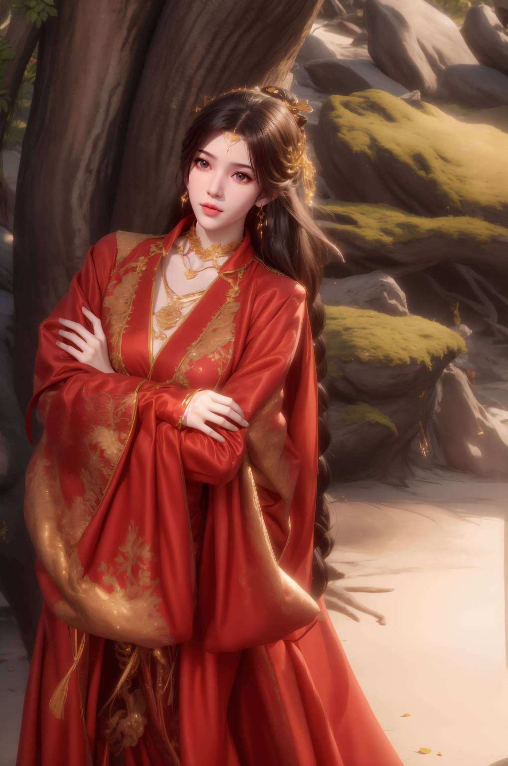 她的每一次凝望都让人陷入无尽的遐想