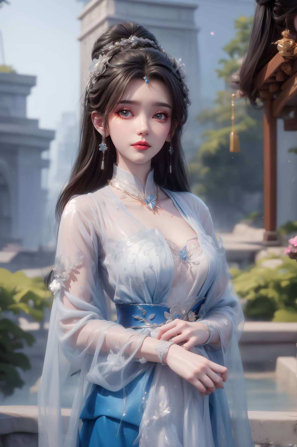 了解一下？😉让你的每一天都像是在仙境中遨游！国漫美女的魅力