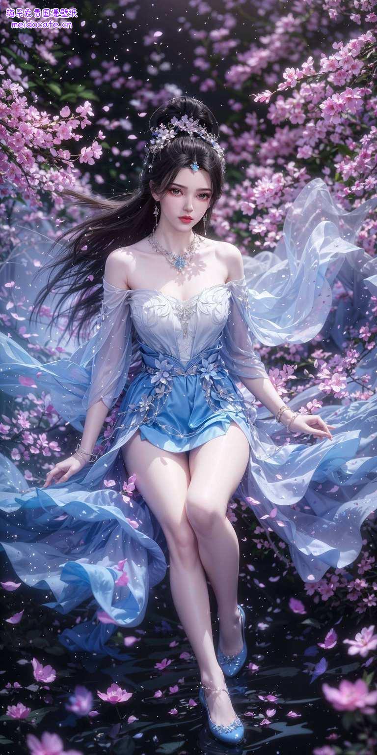 她的美丽令人惊叹都仿佛置身仙境