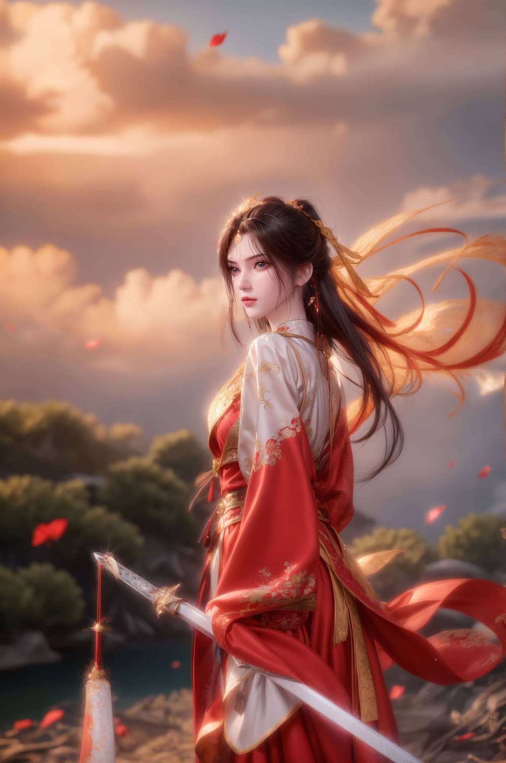 夏日炎炎李慕婉换上了清爽的夏日装
