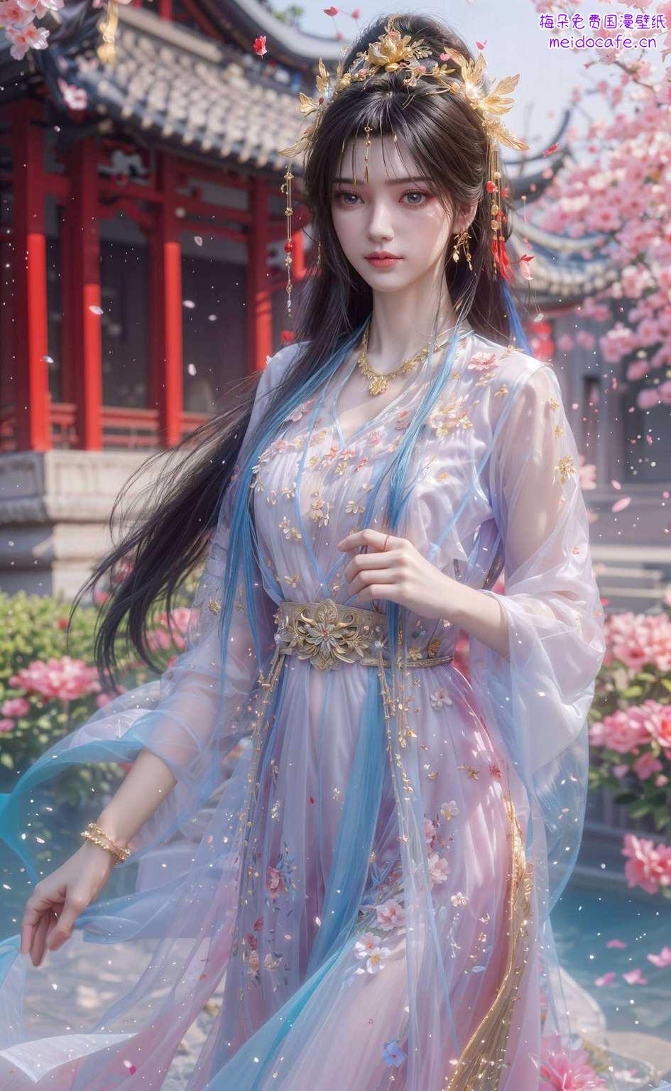 那就赶紧来一套李慕婉王林壁纸让你的电脑也跟着仙气飘飘吧！