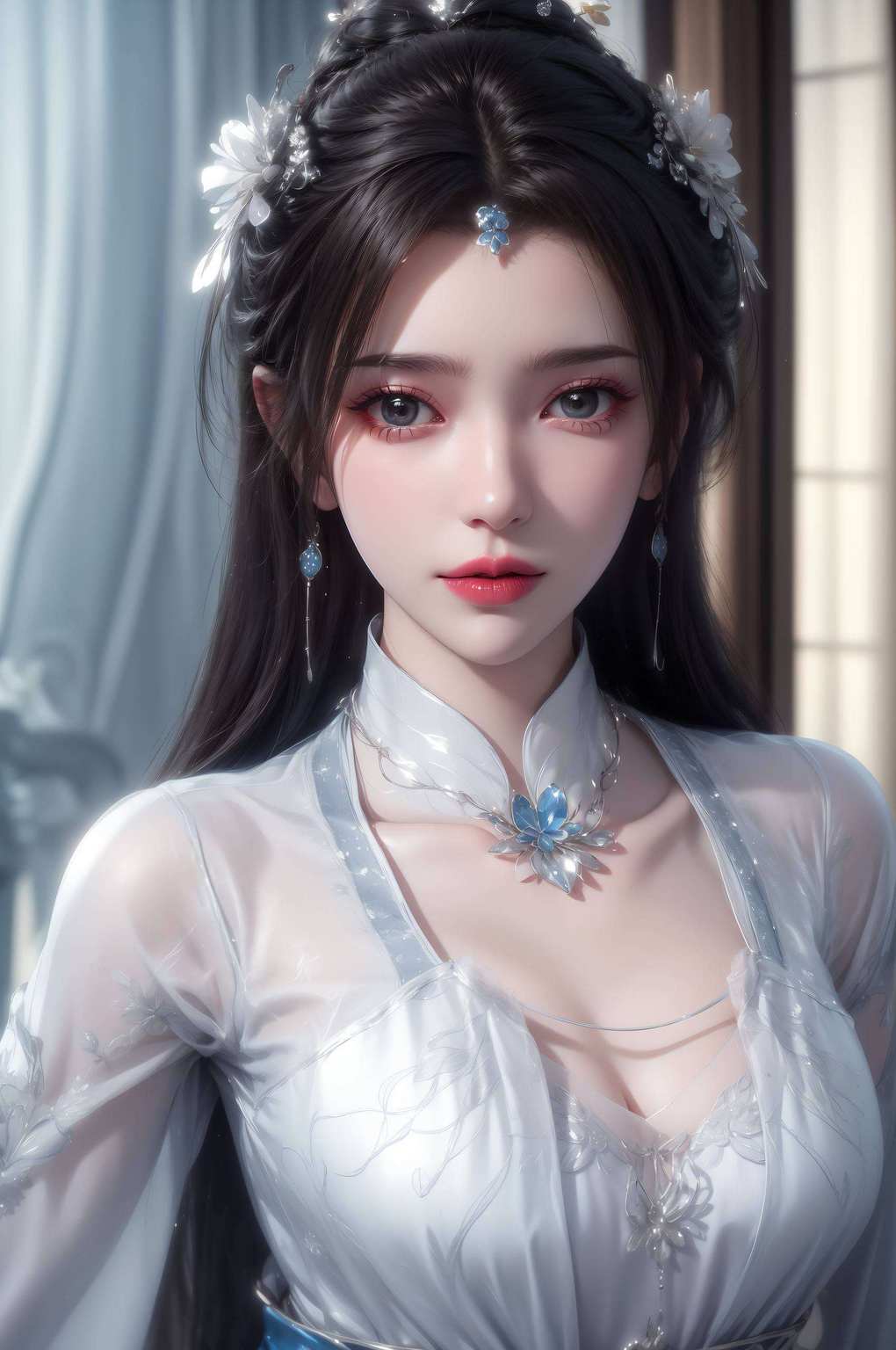 成为了无数粉丝心中的仙逆女神又灵动飘逸