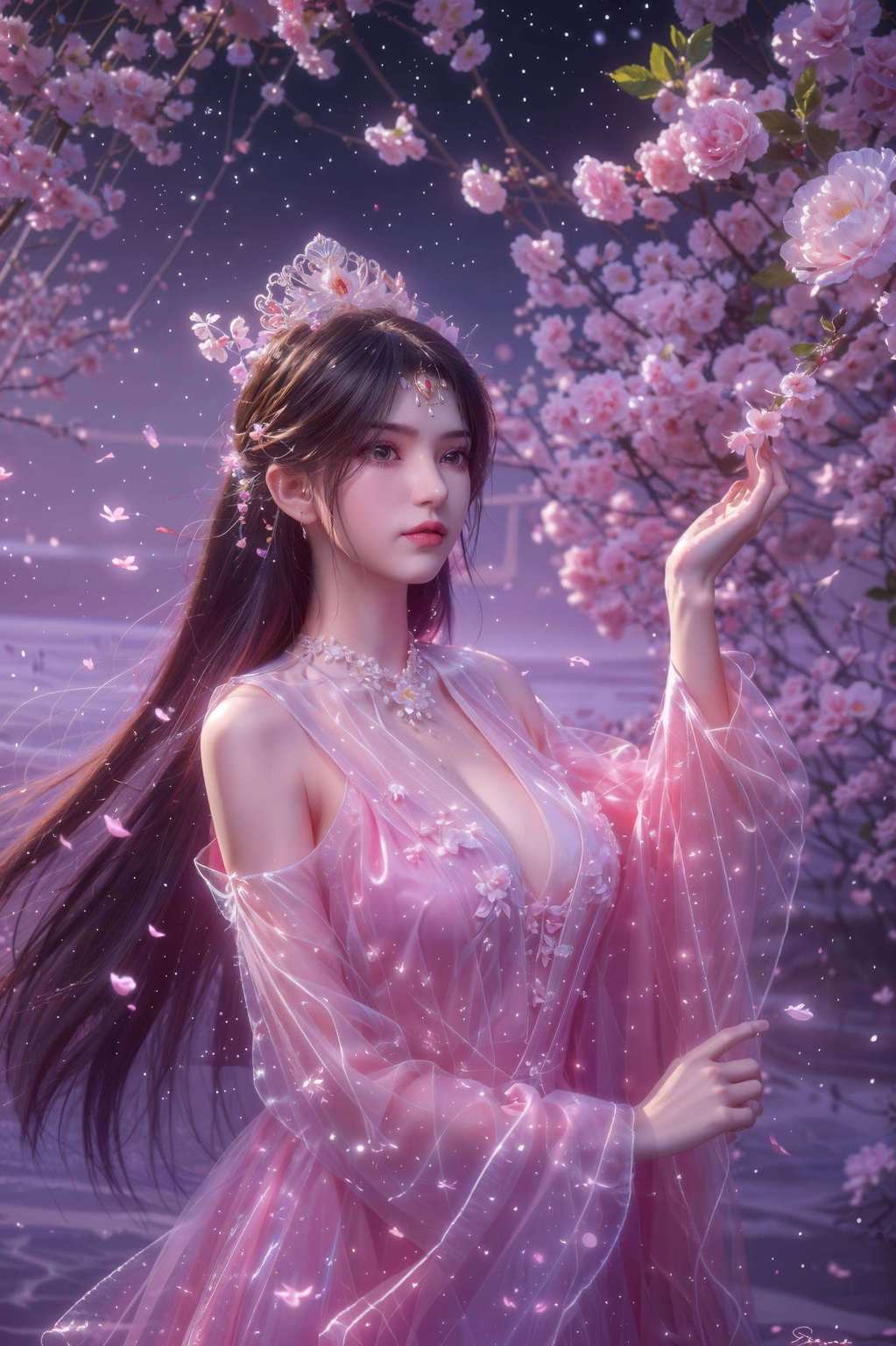 嘿嘿谁让她是国漫女神的代表呢