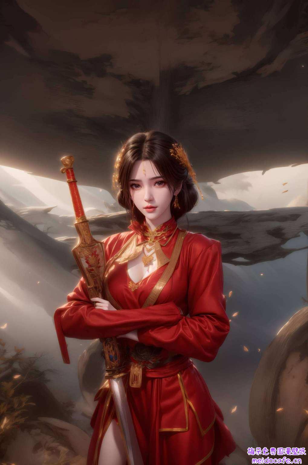 眼神里透着一股不食人间烟火的玄幻气质可别看她在动漫里优雅得很