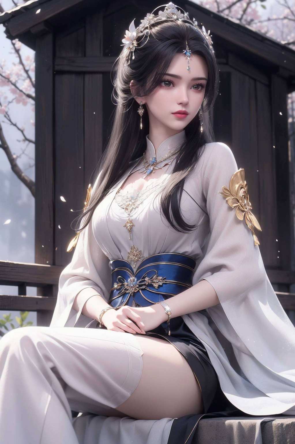 今儿给大家介绍一款“李慕婉夏日风情”宽屏壁纸谁让她是我们的国漫美女代表呢？动漫迷们
