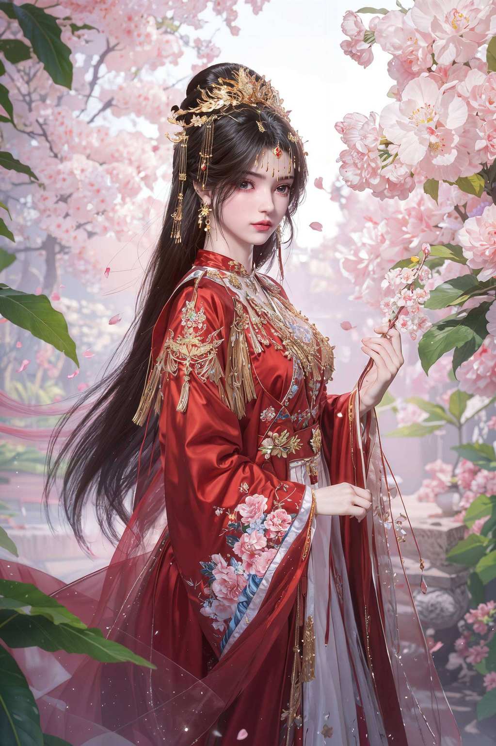 她一步一行都让人眼前一亮