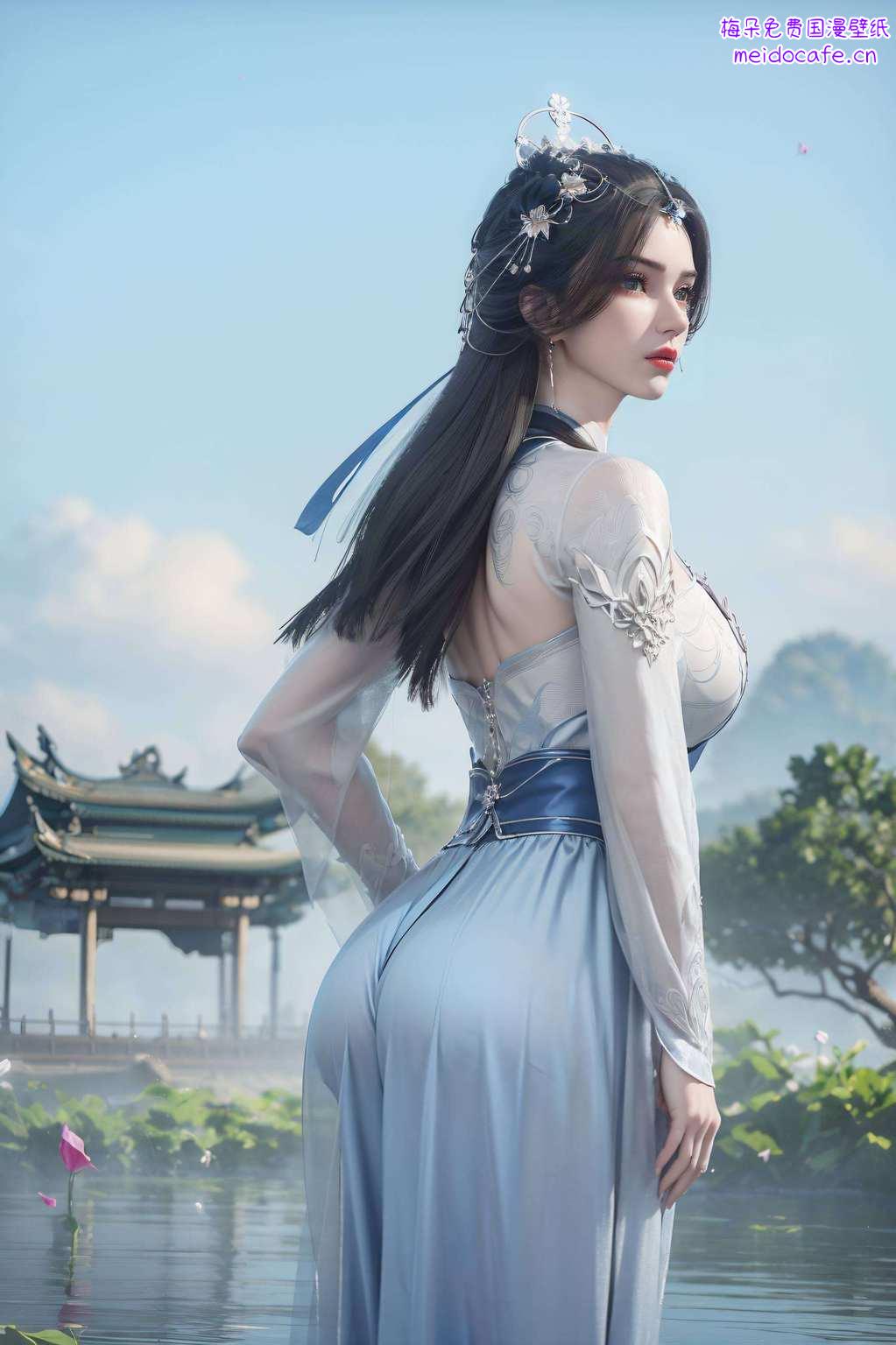 让你的手机瞬间变身仙逆壁纸看那国漫女神婉约动人