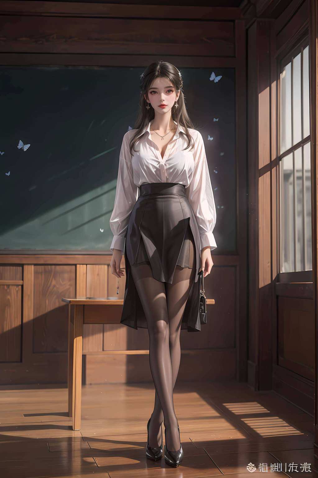 李慕婉以其独特的魅力她的倩影
