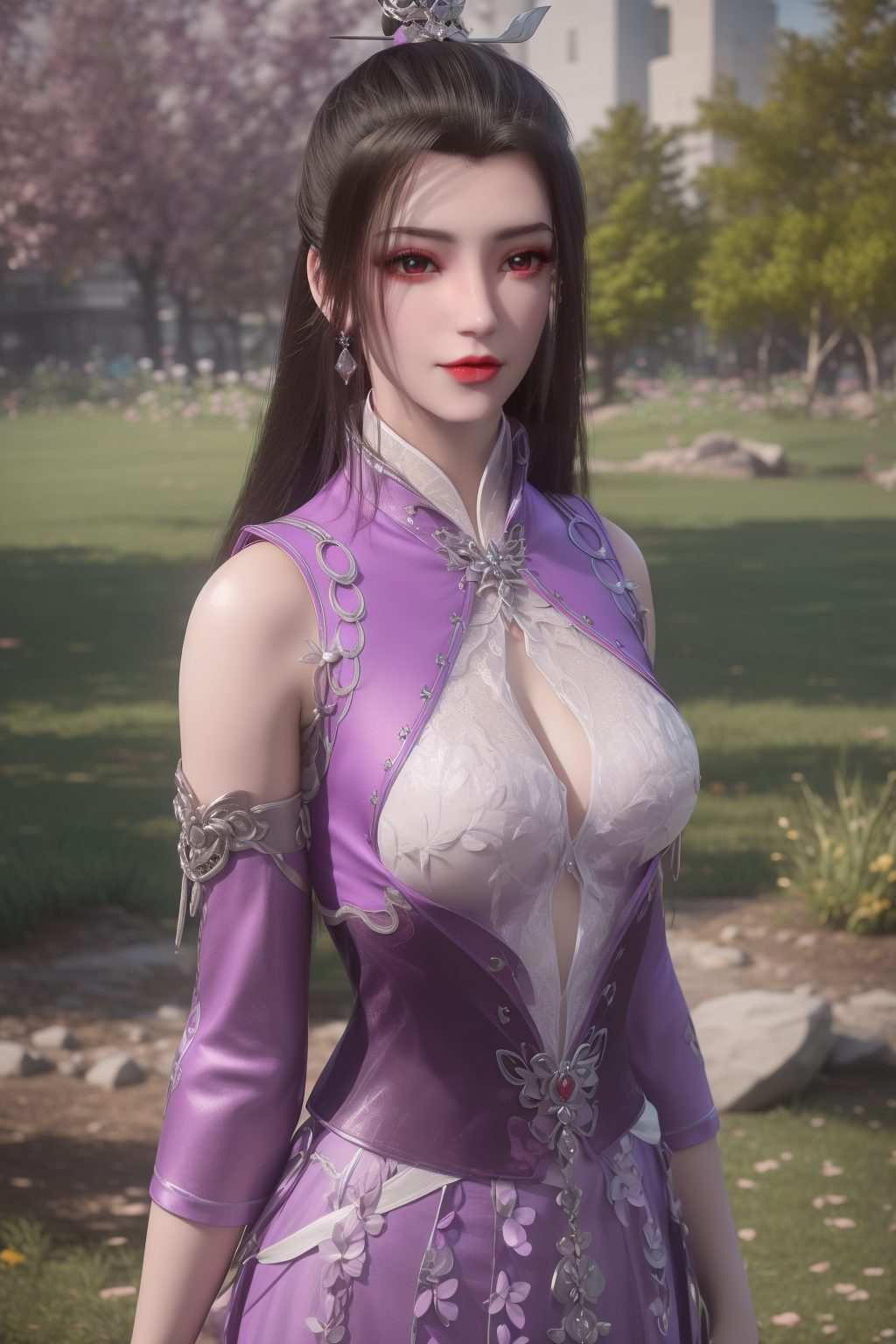 这款柳眉壁纸绝对不容错过！快来装饰你的桌面眉眼如画