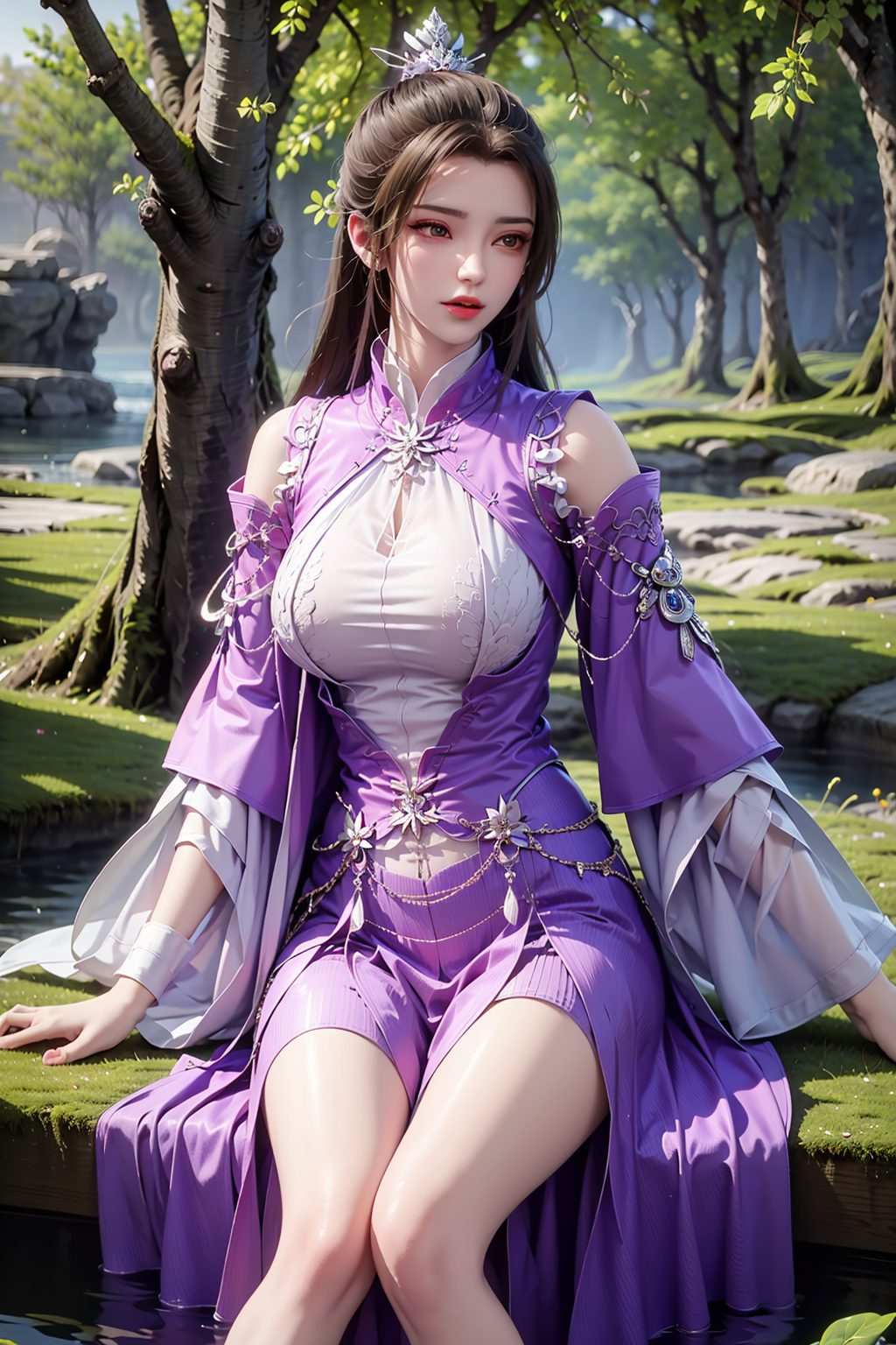你的壁纸我承包了！让人不禁想一头扎进她的玄幻世界