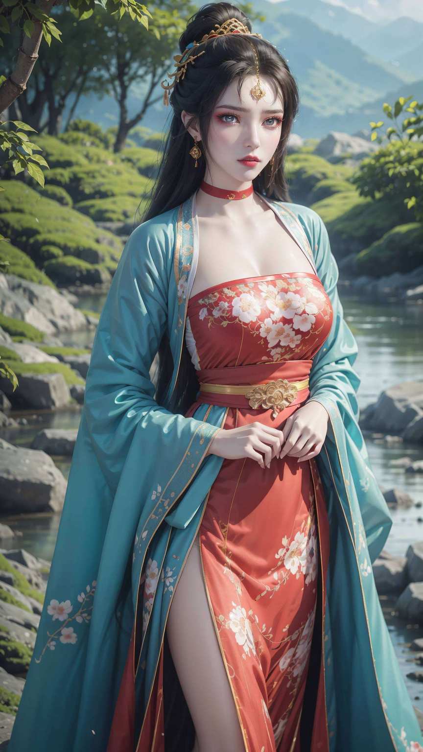 它融合了国漫的精髓动漫女神、动漫美女