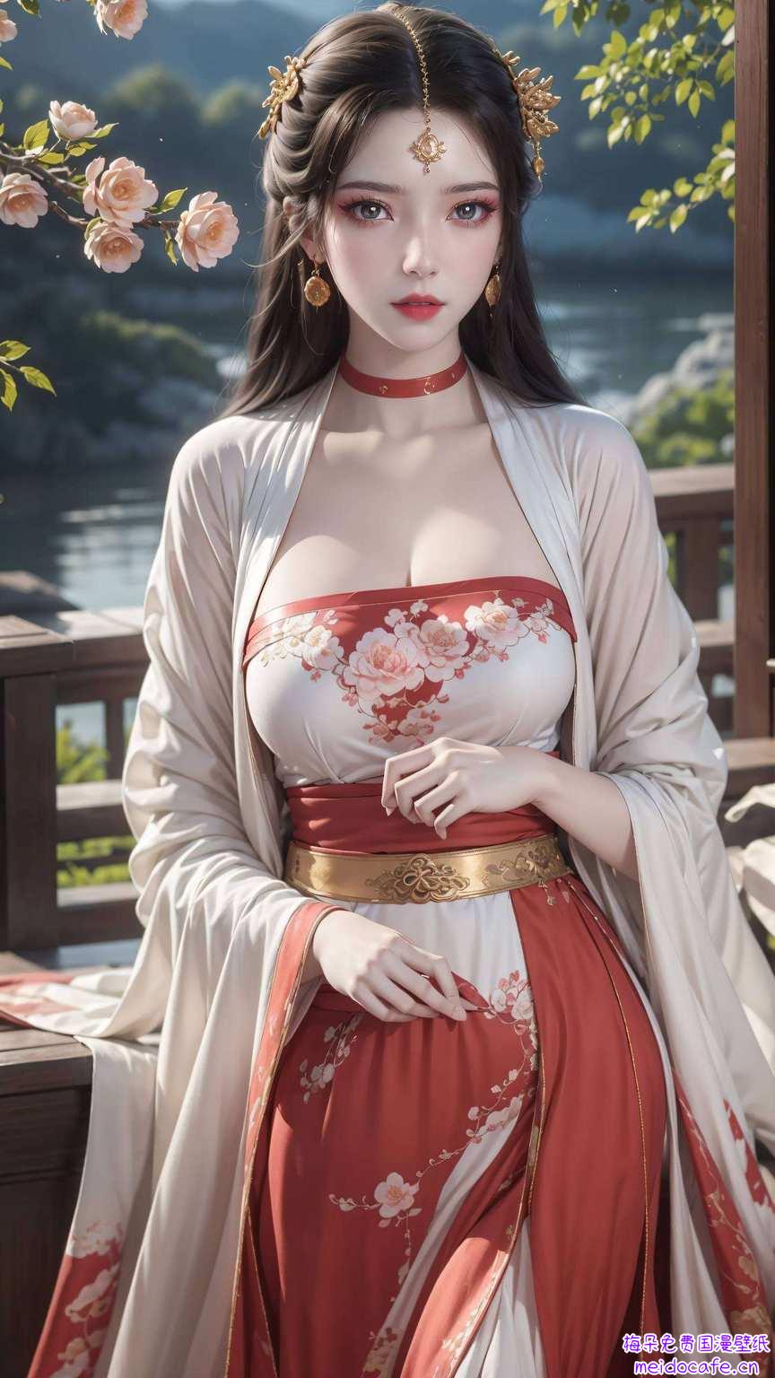 动漫美女的灵动漫步在国漫的绚丽世界